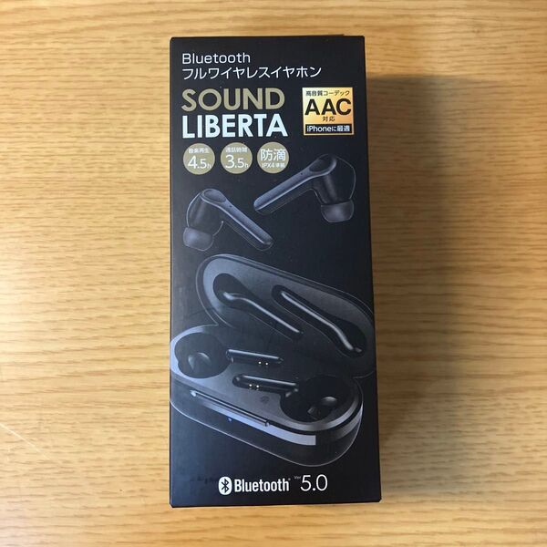 SOUND LIBERTA フルワイヤレスイヤホン SEBS66K ブラック