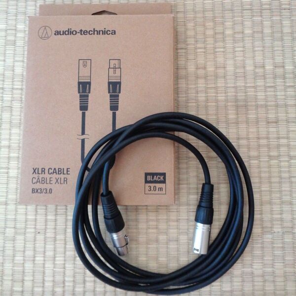 オーディオテクニカ audio-technica BX3/3.0BK XLRケーブル 3m マイクケーブル