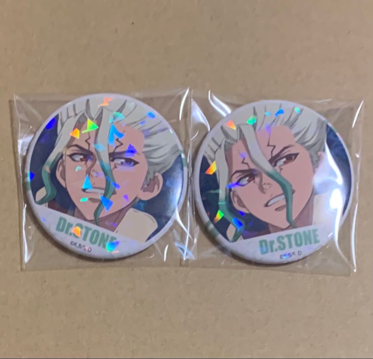 Dr.STONE 新宿マルイアネックス グリッター缶バッジ 千空 計29個セット Dr STONE 新宿マルイアネックス グリッター缶バッジ 千空 29個