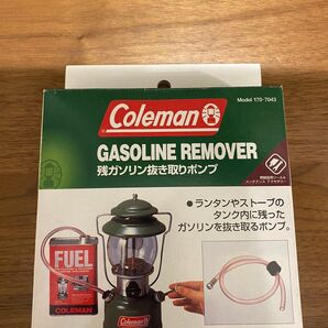 コールマン 残ガソリン抜き取りポンプ 170-7043 未使用品 Coleman ランタン ツーバーナーなどに