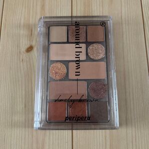 peripera アイシャドウパレット 01Around Brown