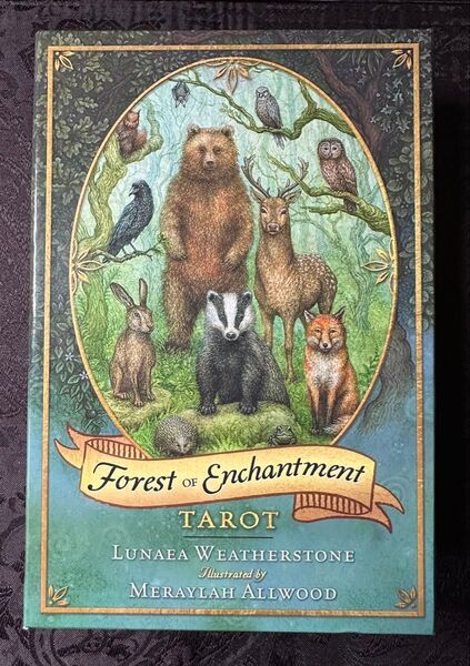 【美品】Forest of Enchantment Tarot タロットカード 英語版カラー解説書付き