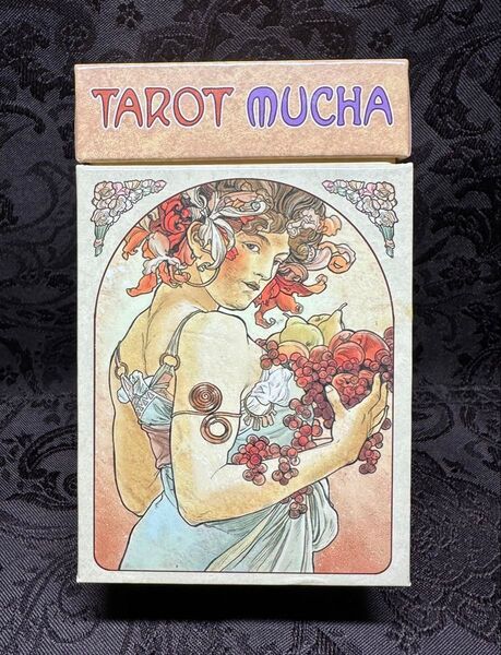 【美品】TAROT MUCHA タロット ミュシャ タロットカード 英語版解説書付き
