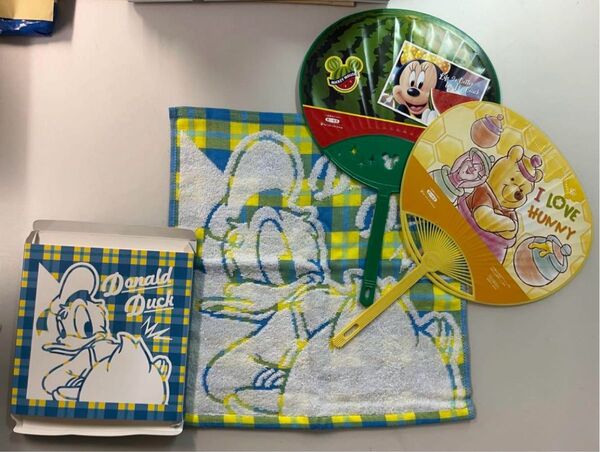 第一生命 ハンドタオル&うちわ2枚セット