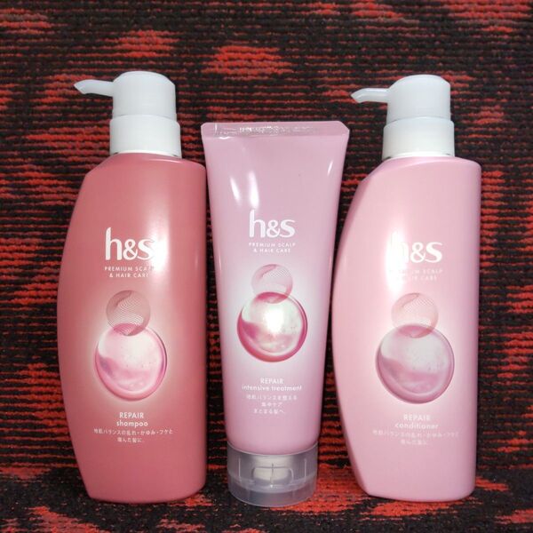 h&s リペア シャンプー&コンディショナー&トリートメント 3点セット