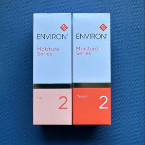 エンビロンENVIRONモイスチャークリーム2☆モイスチャージェル2☆お得なセットです!最安値ですので早い者勝ちとさせて頂きます