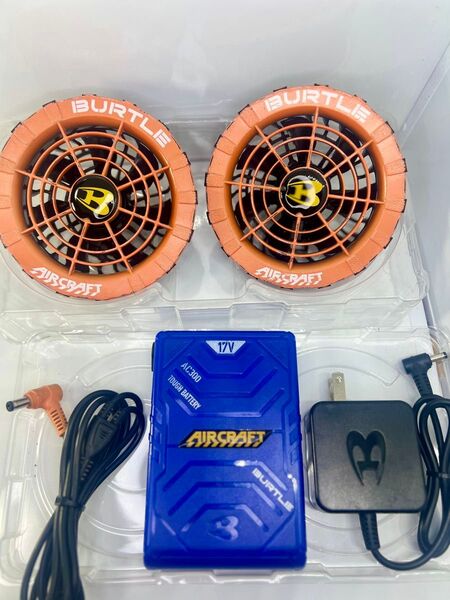 17v 空調服 バートル エアークラフト バッテリーファンセット BURTLE AIRCRAFT