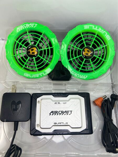 19V 空調服 バートル エアークラフト BURTLE AIRCRAFT バッテリー ファンセット