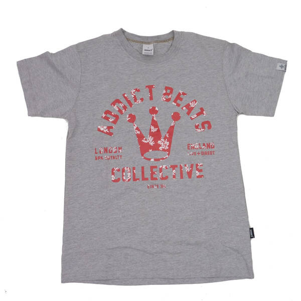 Addict アディクト WILDFLOWER BEATS TEE 半袖 Tシャツ (グレー) (XL) [並行輸入品]