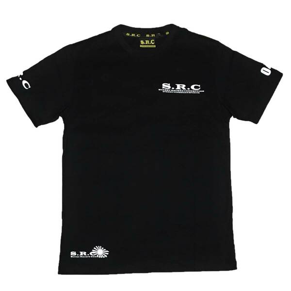 S.R.C エスアールシー チームロゴ Ｔシャツ（ブラック）(XL) [並行輸入品]