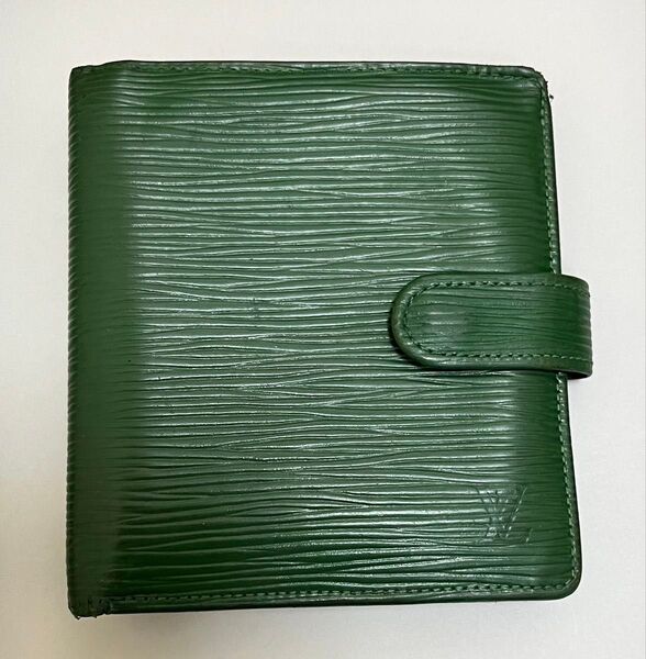 LOUIS VUITTON ルイヴィトン エピ 二つ折り財布 MI1917 本革