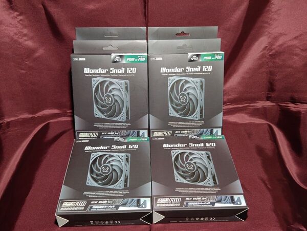 SCYHE サイズ 120mm 高静圧 PWMファン 6個+未使用品1個セット