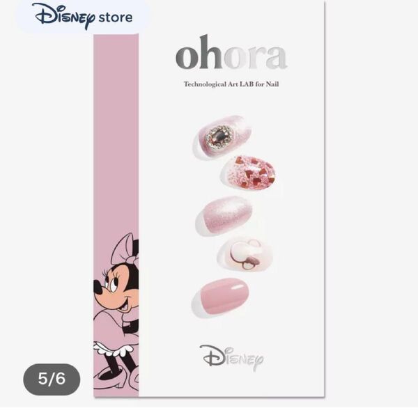 新品Disney・ohora ジェルネイルシール MINNIEちゃん(PINK)
