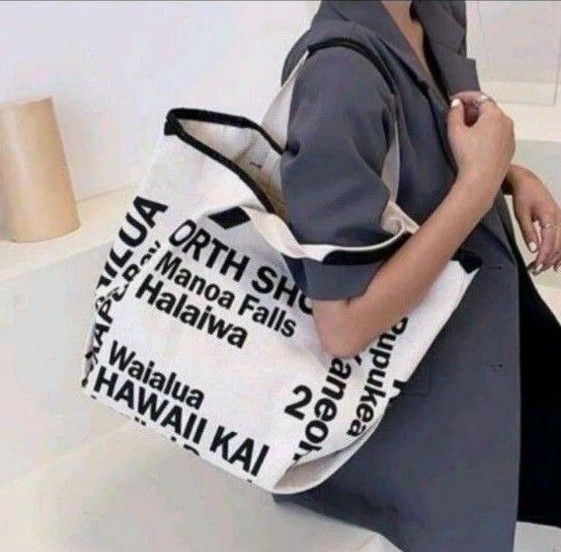 キャンバス トートバッグ A4 ショルダーバッグ 通勤 通学 マザーズバッグ
