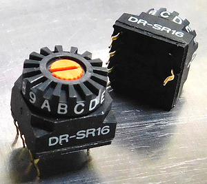 NKK DR-SR16P rotary switch [2 piece collection ][ control :KX555]