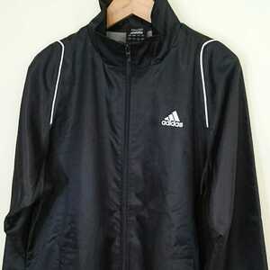 L【adidas/アディダス】MENS/メンズ 男性用 トップス 長袖 フルジップ トラック ジャージ ナイロン製 スポーツ ウェア マラソン ランニング