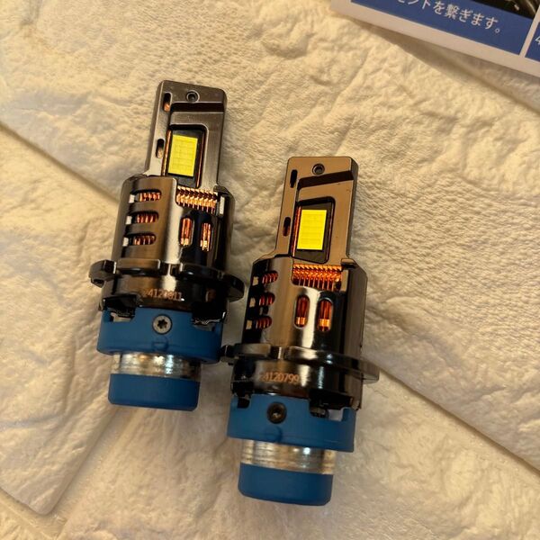D4S D4R LED ヘッドライト 爆光 6000K 車検対応 BLUESEATEC 一体型 2個セット