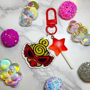 ヒスミニ キーホルダー ハンドメイド