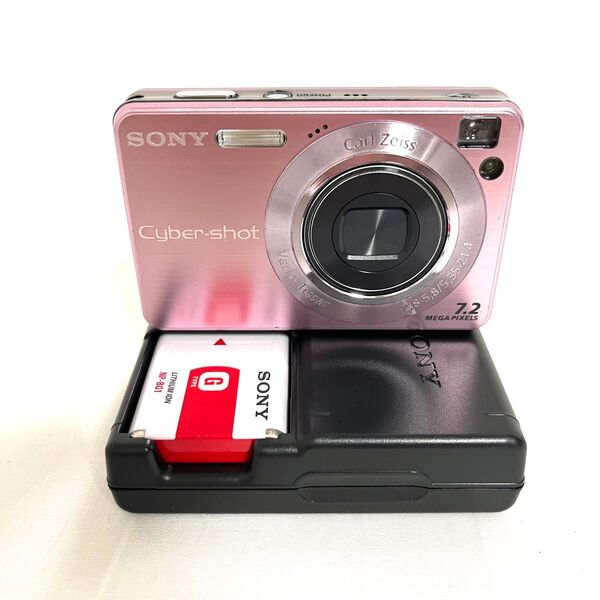 【送料込み】SONY ソニー Cyber-shot サイバーショット DSC-W120 コンパクトデジタルカメラ ピンク