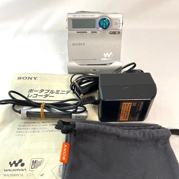 【再生確認済み】SONY MD WALKMAN ソニー MDウォークマン MZ-R910 ポータブルMDレコーダー