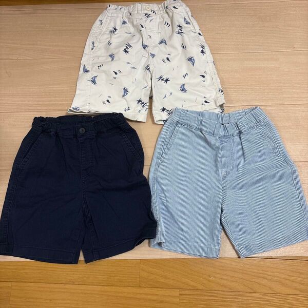【まとめ売り】ユニクロ UNIQLOショートパンツ110cm 3点セット