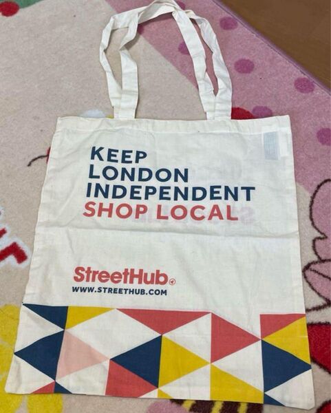 イギリス 非売品 STREETHUB 宣伝 トートバッグ エコバッグ ノベルティ