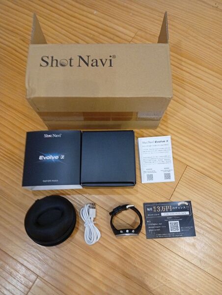 Shot Navi Evolve α ゴルフウォッチ ブラック 未使用