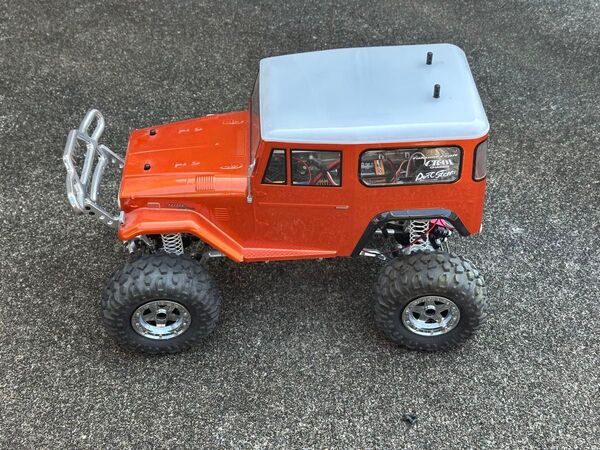 タミヤ TAMIYA CR-01 ランドクルーザー アルミフレーム ラジコン 中古 メカ付き