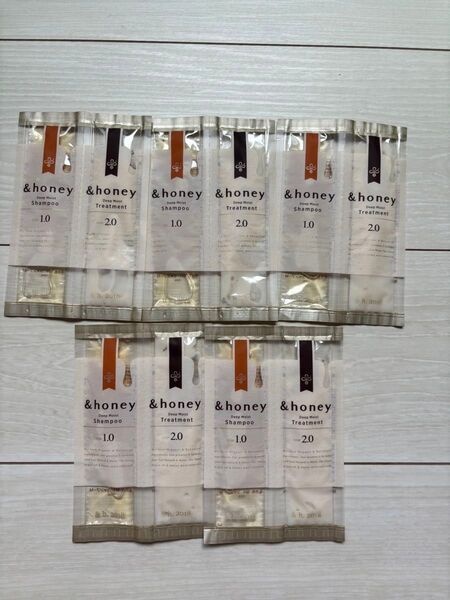 アンドハニー シャンプー トリートメント お試しサイズ お試しパウチ &honey deep moist