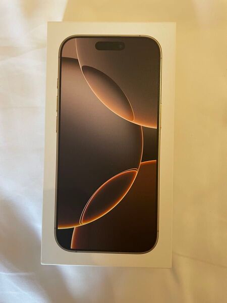 新品未開封 IPhone16Pro 128GB デザートチタニウム MYLQ3CH/A 中国大陸版 SIMフリー
