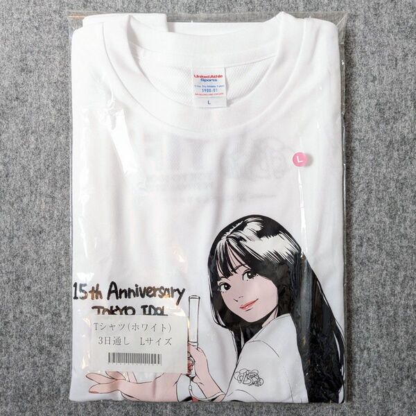 ■新品 TIF 2025 3日間通し Tシャツ 白L 着用者限定ライブ アイドル ドライ 吸水速乾■