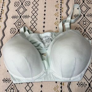 未使用 トリンプ スロギー ナイトブラ ノンワイヤーブラ ブラトップ グリーン フィール ハーフトップ