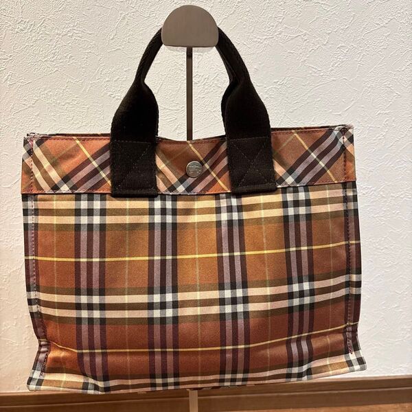 BURBERRY blue label バーバリー ミニ トートバッグ チェック
