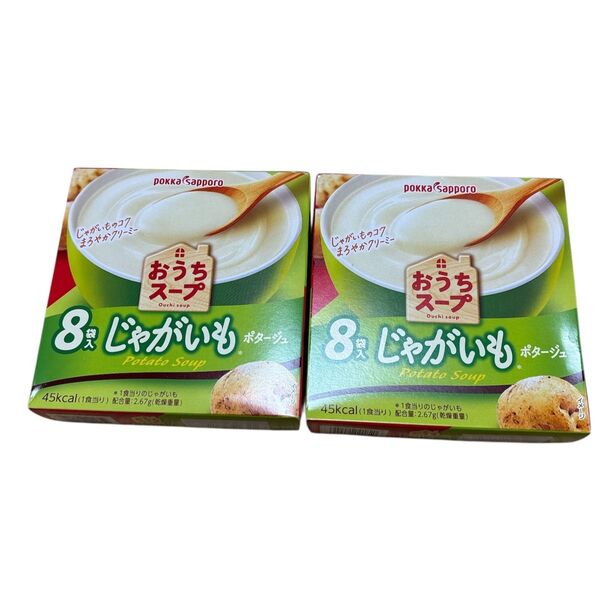 ポッカサッポロ おうちスープ じゃがいもポタージュ 8袋×2箱 まとめ売り