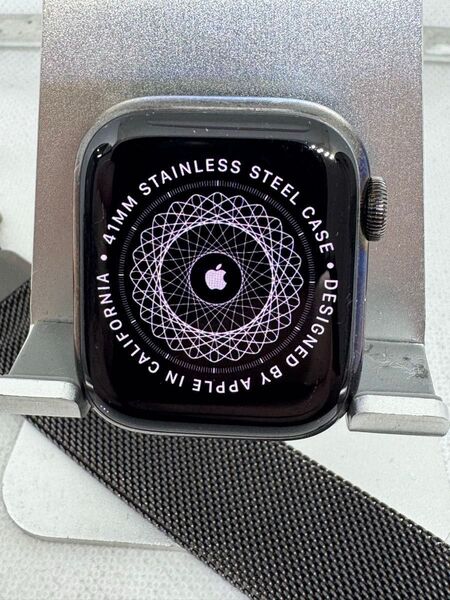 Apple Watch Series8 41mm ブラックステンレスGPS&cellular