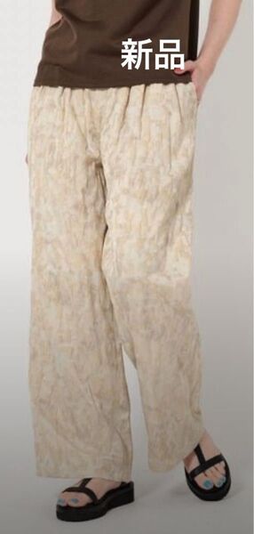 BEAUTY&YOUTH UNITED ARROWS BEAUTY&YOUTH ジャガード ゴムタックパンツ M 新品未使用 完売