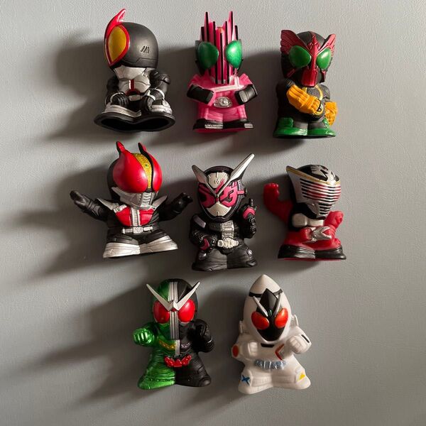 仮面ライダー 仮面ライダーキッズ 指人形 まとめ売り 8体セット