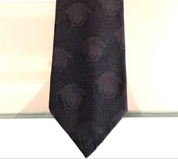 GIANNI VERSACE ジャンニ・ヴェルサーチ ブラックラベル ネクタイ
