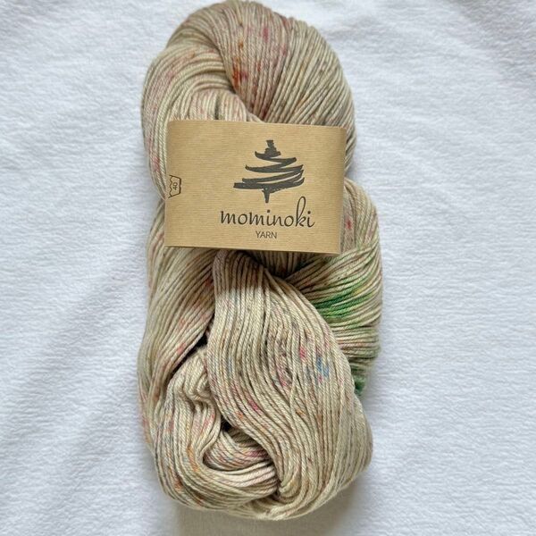 mominoki yarn 毛糸 ベージュ系 手染め毛糸