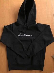 supreme 18aw Script Hooded Sweatshirt