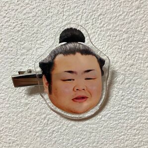 武将山のヘアクリップです。ガチャガチャで入手しました