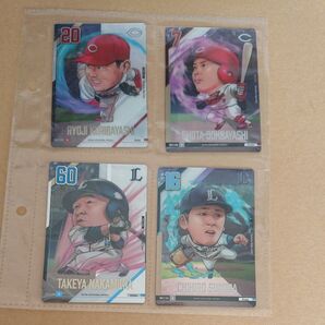 バンダイ かきの種 プロ野球デフォルメカードコレクション 2025 SPRING 4枚セット