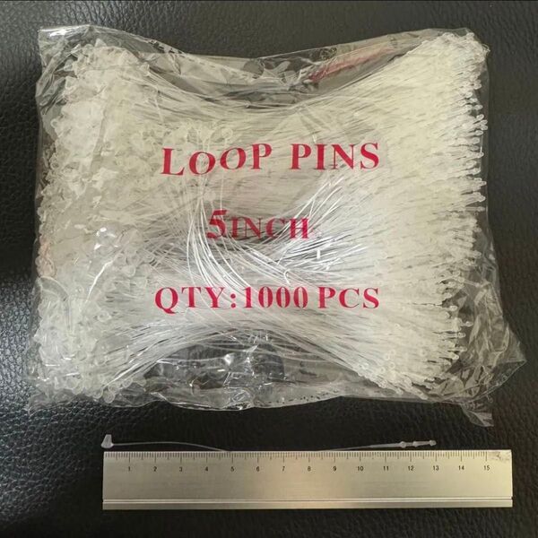 ループロック 透明 1000本 値札付け タグファスナー アンビタッチ 新品