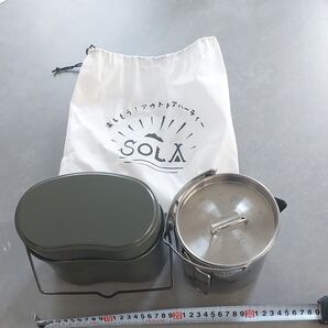 キャンプ 調理器具 飯盒 ステンレスポット