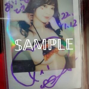 グラビアアイドル メイリ ハロウィン 直筆サイン入りチェキ