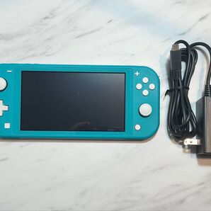 【美品】Nintendo Switch Lite 本体 ターコイズ (充電器付き/初期化済)