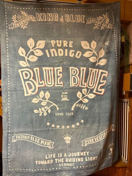 古着 タペストリー HRM ハリウッド ランチ マーケット BlueBlue アメリカン雑貨 インテリア 雑貨