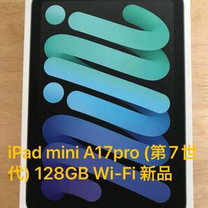 iPad mini A17pro (第7世代) 128GB Wi-Fi スペースグレイ