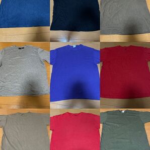 10着 ランダム アメリカ古着 まとめ売り 無地 半袖Tシャツ