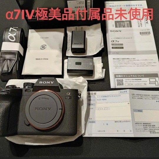極美品 防湿庫保管 SONY α7 IV ILCE-7M4 付属品未使用